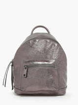 Rugzak Nine Leder Milano Grijs nine NI23066